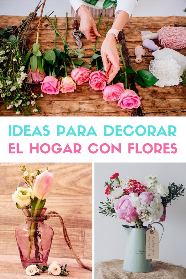 Decorar el hogar con flores