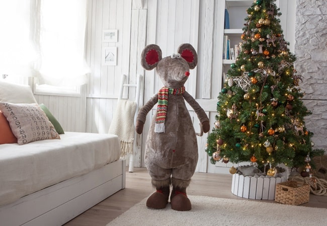 Peluches navideños Leroy Merlin