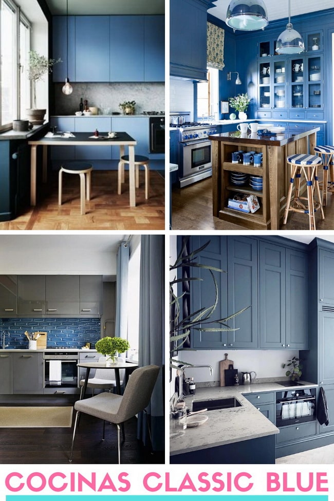 Classic blue en la cocina