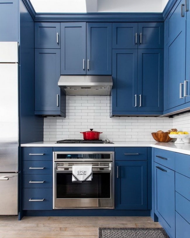 Muebles de cocina en classic blue