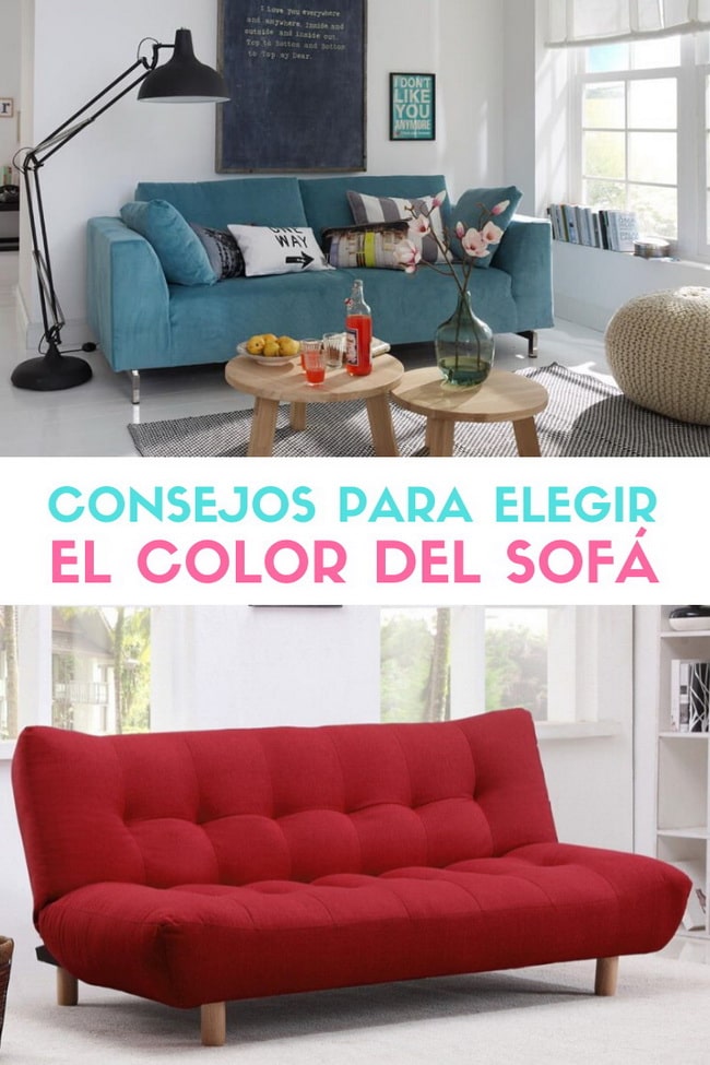 Cómo elegir el color del sofá