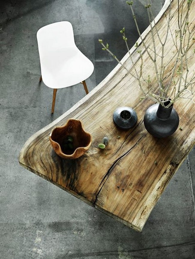 Madera natural para decorar