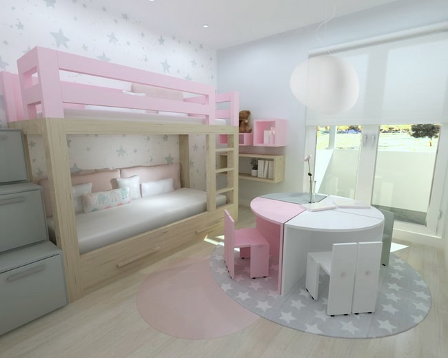 Dormitorio infantil moderno