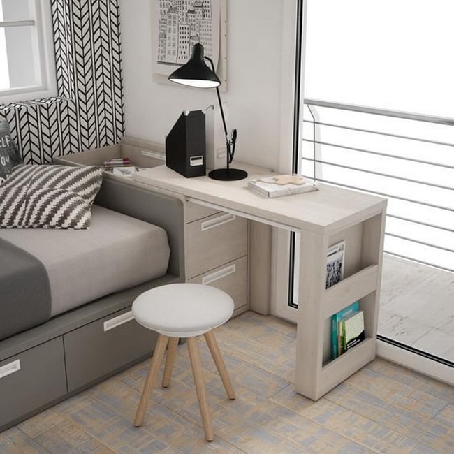 Muebles multifunción apra dormitorios juveniles