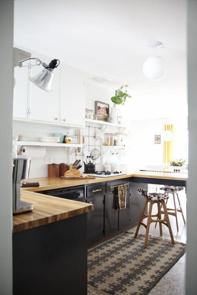 Muebles de madera para la cocina
