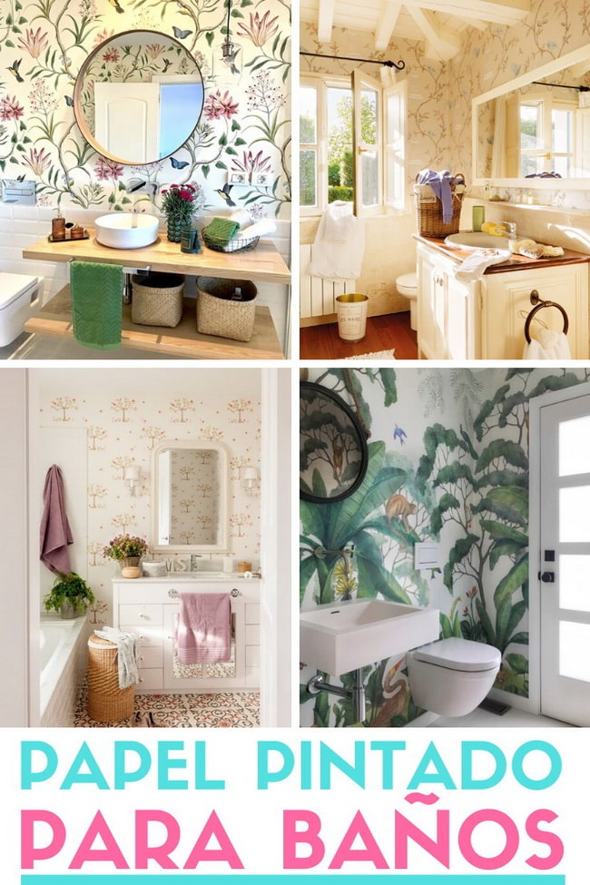 Papel pintado para baños