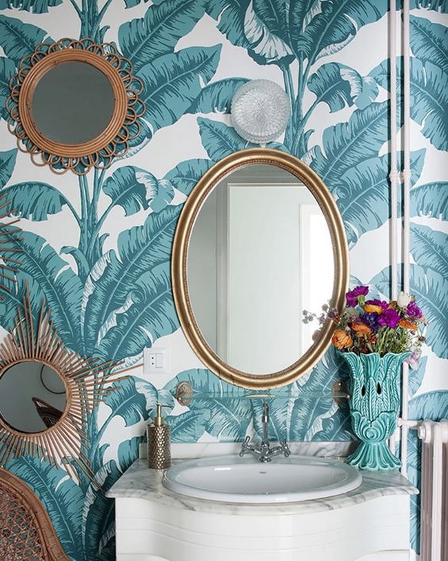 Papeles de pared con diseños tropicales