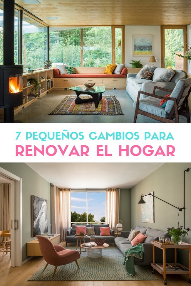 Pequeños cambios para renovar el hogar