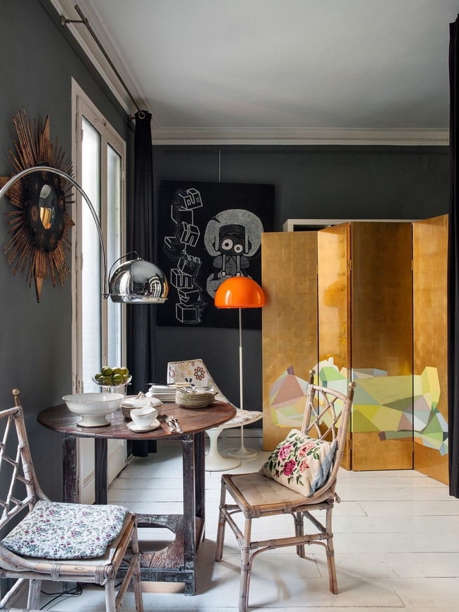 Decoración con biombos
