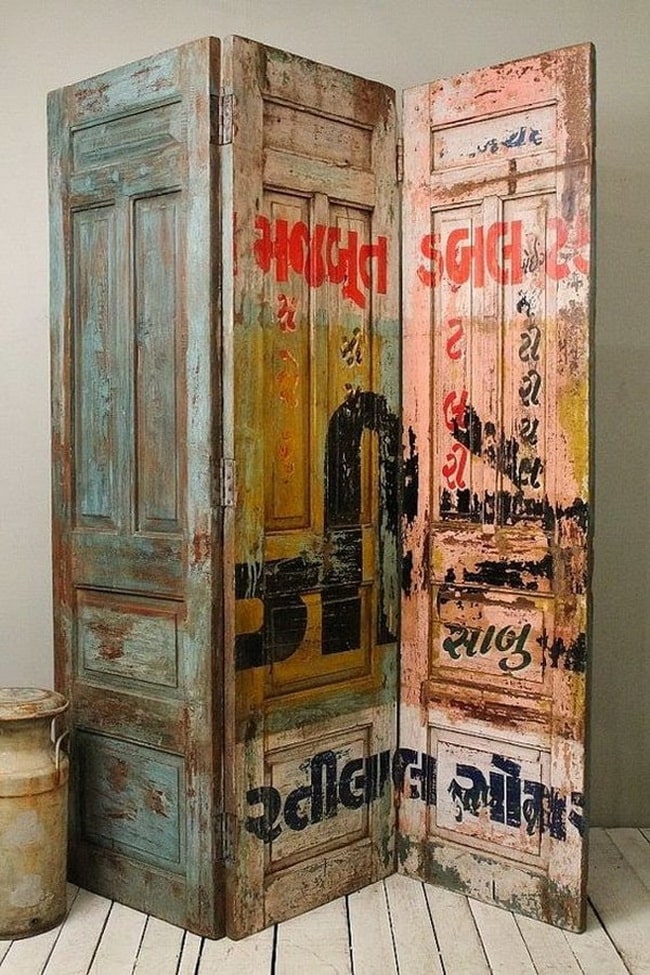 Puerta reciclada