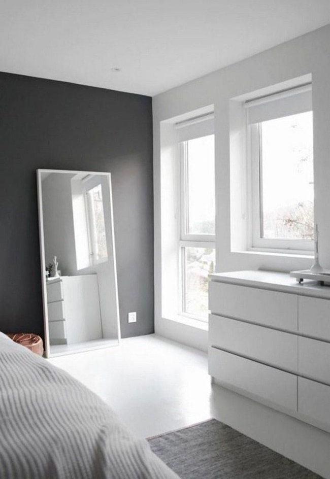 Dormitorio moderno estilo nórdico