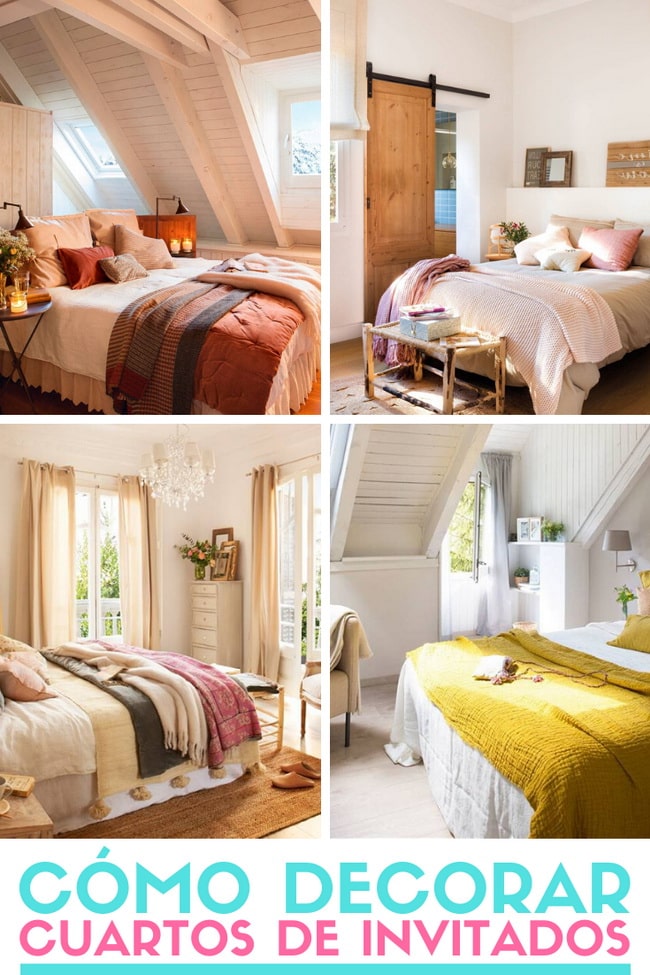 ▷ Dormitorios de invitados. Tips para un cuarto para