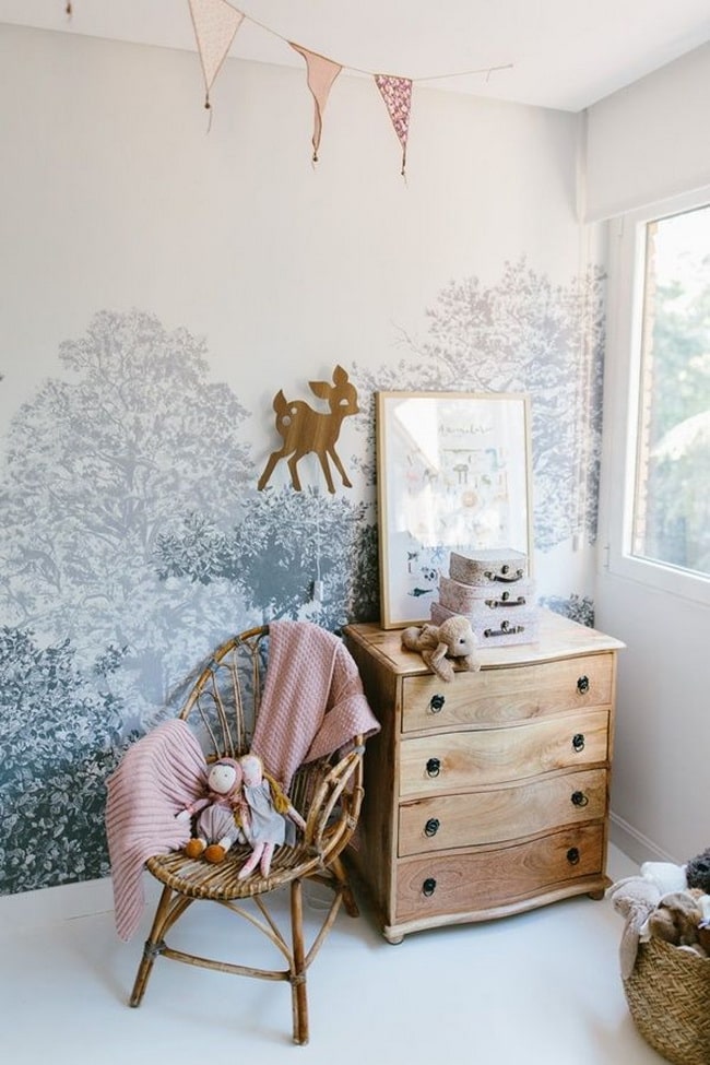 Muebles estilo vintage para dormitorios infantiles