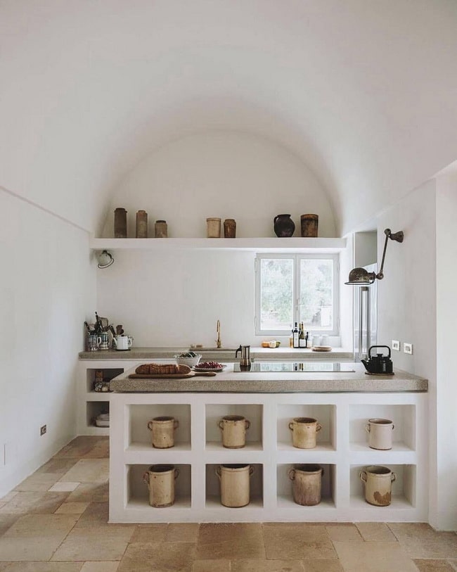 Cocinas con muebles de obra