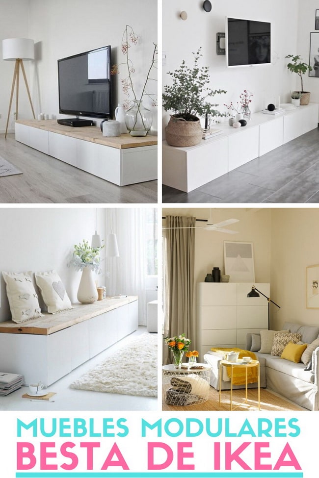 ▷ Muebles modulares IKEA. la colección BESTA.