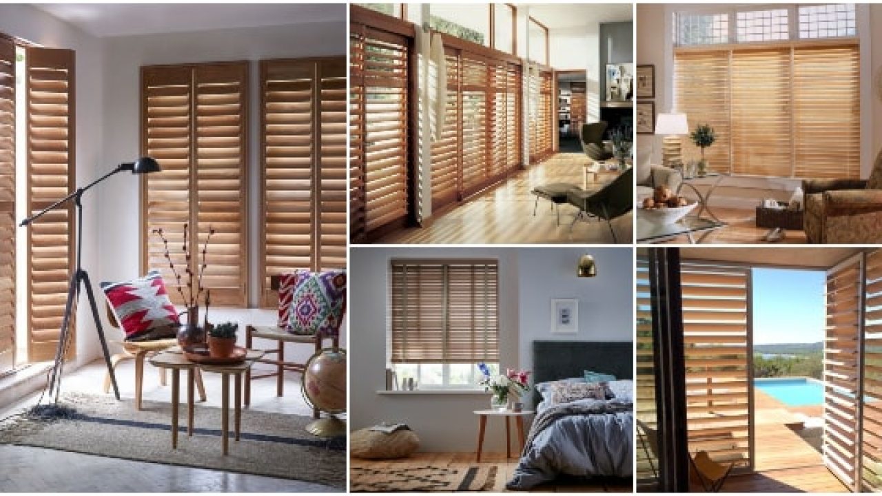 ▷ Persianas de madera: una solución decorar tu hogar