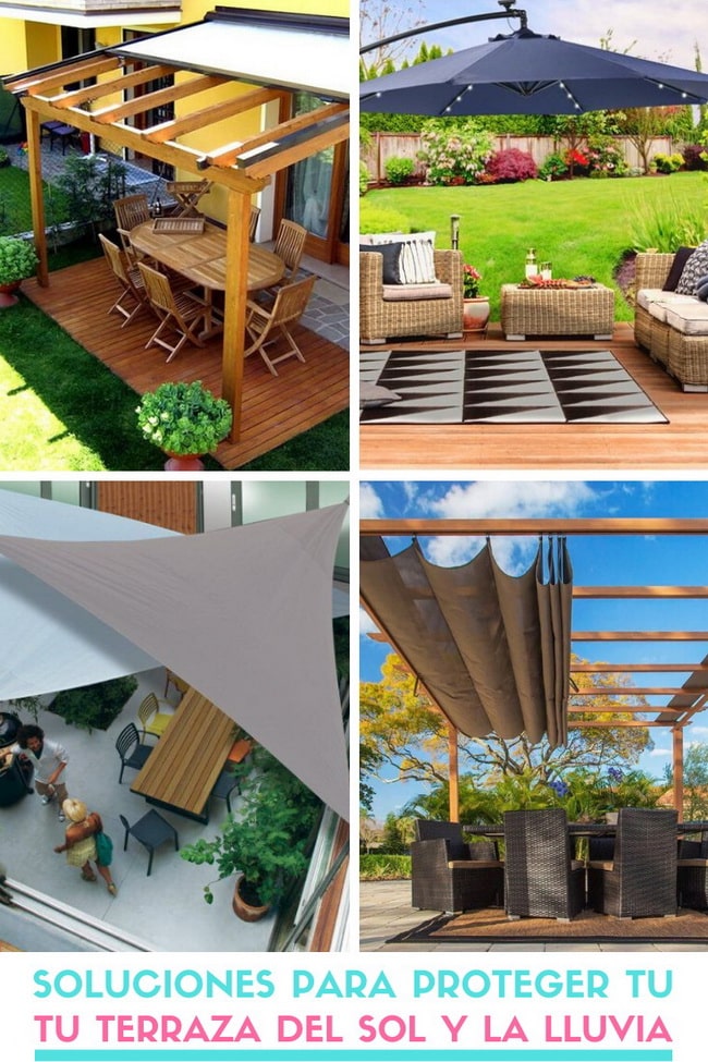 Soluciones para proteger tu terraza del sol y la lluvia