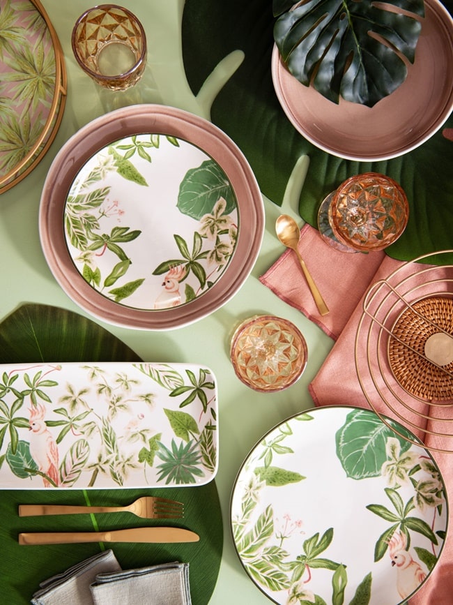 Decoración estilo tropical