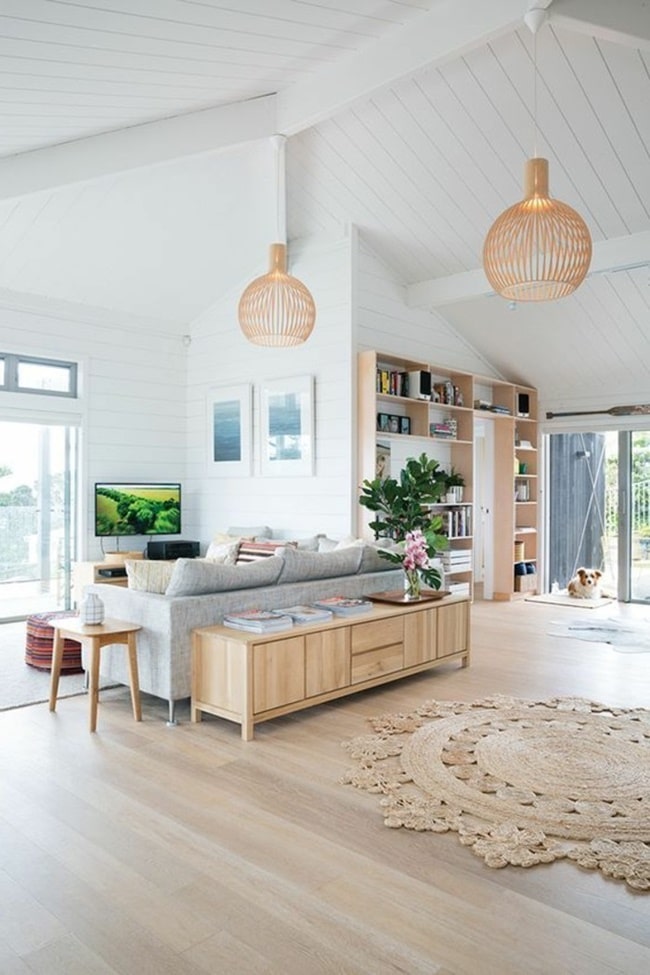 Muebles de madera natural