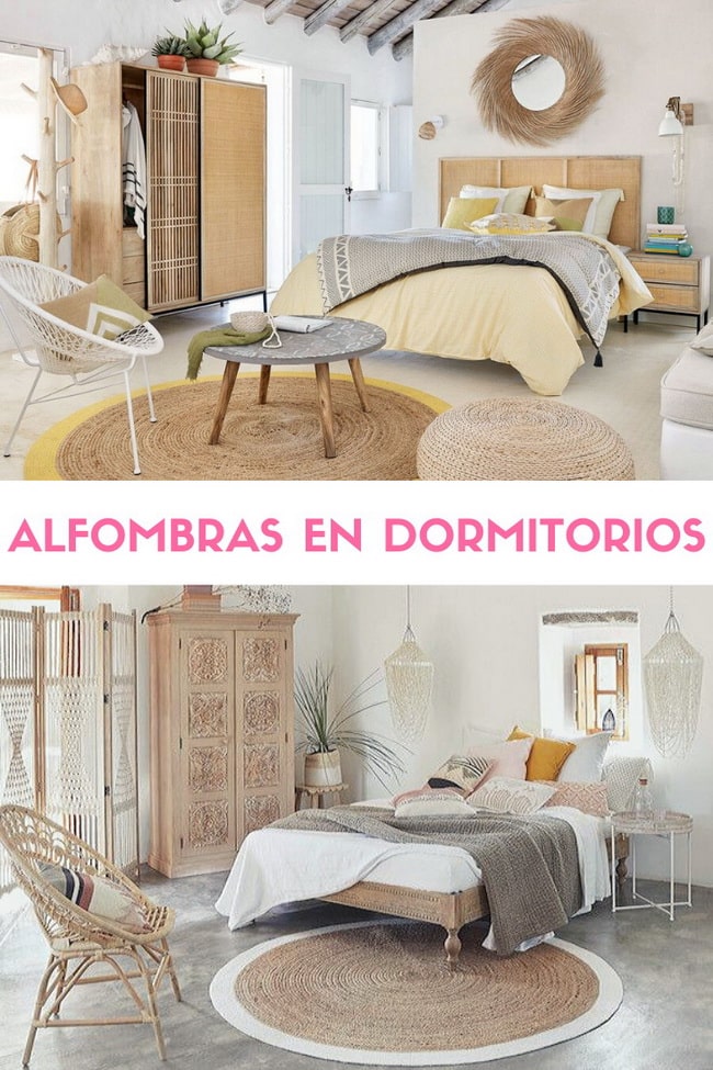 Alfombras en dormitorios