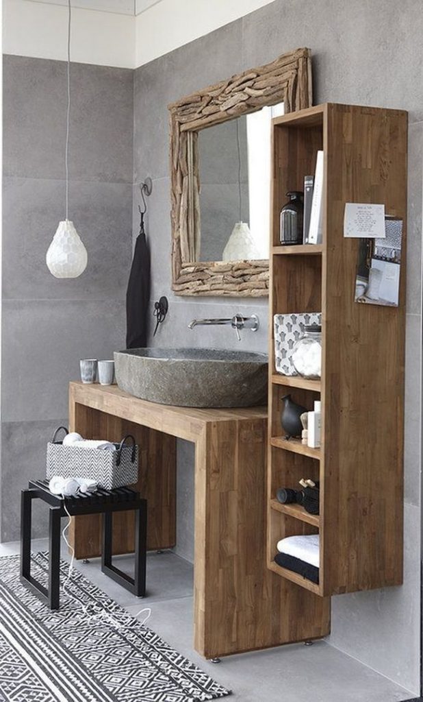 Baños rústicos. Inspiración para baños estilo rústico 2023. - Banos Rusticos 13 618x1024