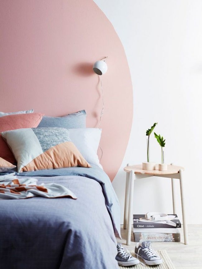 Cabeceros pintados en la pared Cabeceros originales