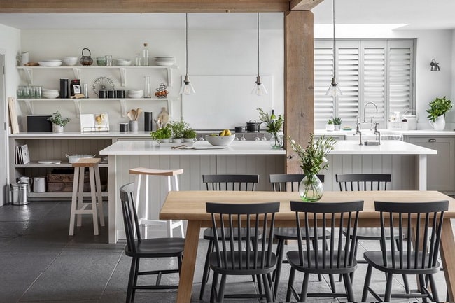 Cocina con comedor