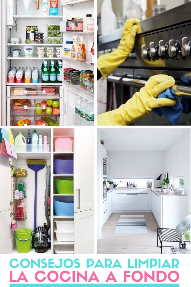 Cómo limpiar la cocina a fondo