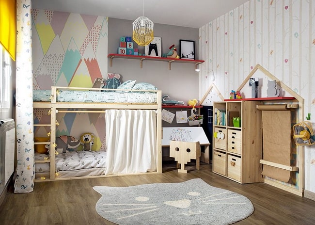 Dormitorio infantil ordenado