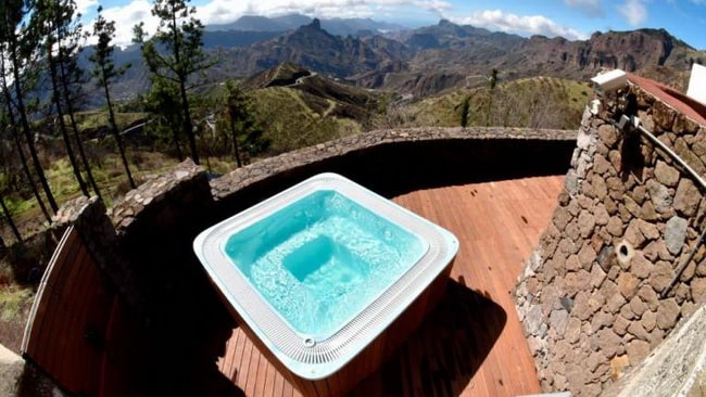 Hidromasaje en la terraza