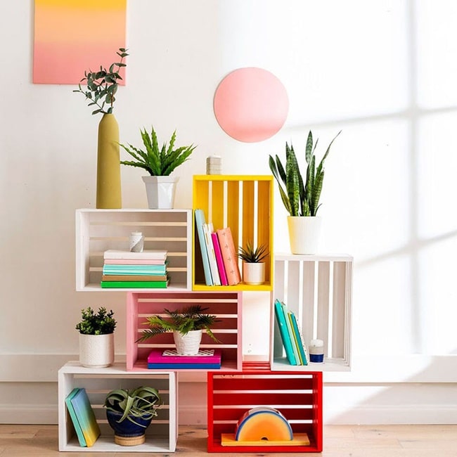 Muebles DIY coloridos