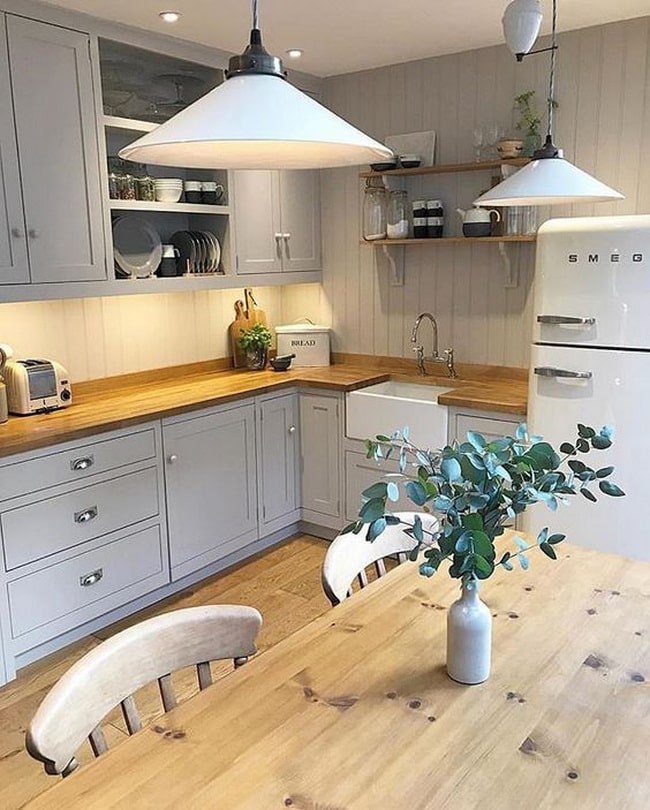 Muebles de cocina pintados con Chalk Paint