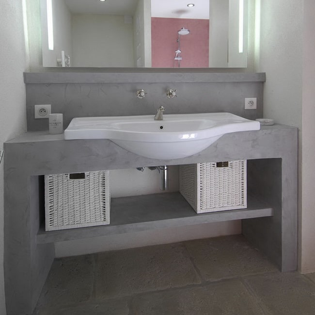 Muebles de obra seca en baños