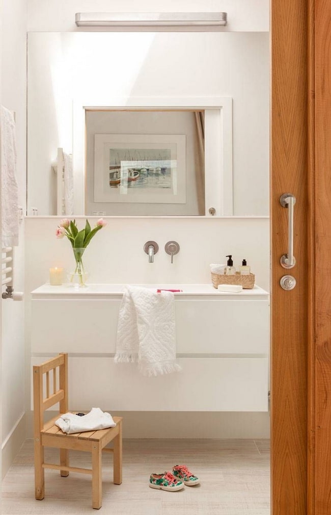 Baños con puertas correderas