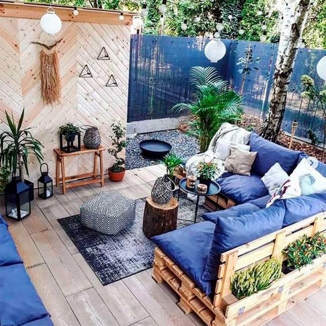 Muebles hechos con palets