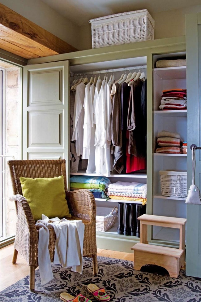 Vestidores de madera Vestidores rústicos