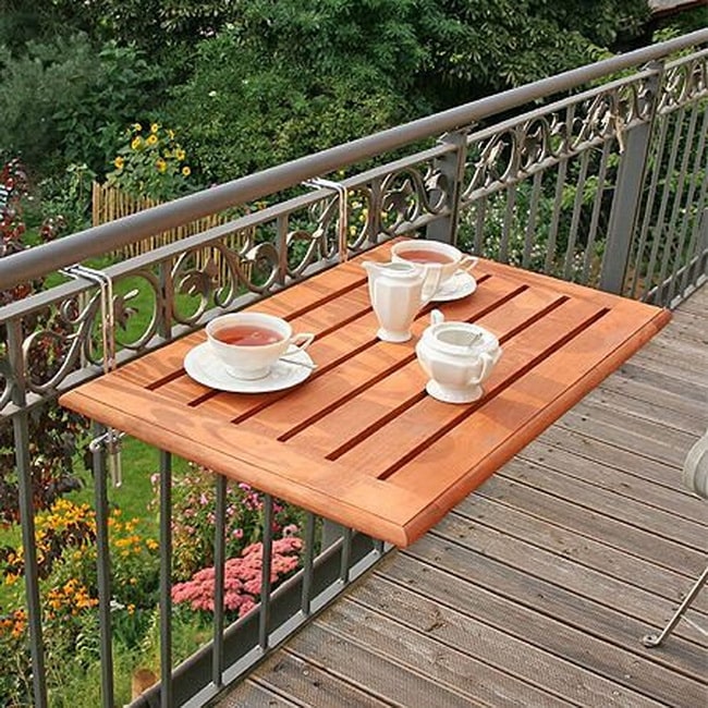 Mesa de barandilla