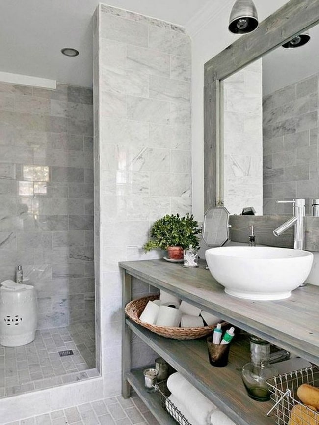 Baños pequeños con ducha
