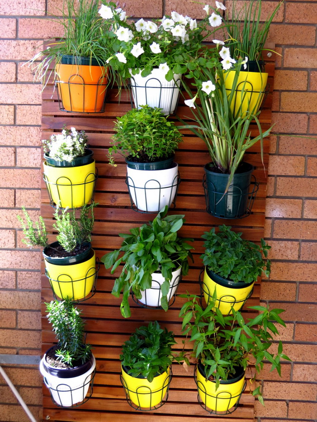 Jardines verticales con flores