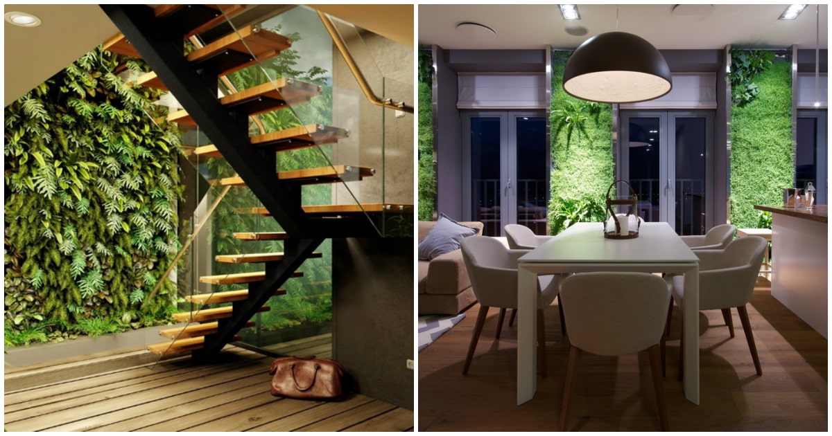 Beneficios de tener un un jardín vertical interior o muro verde