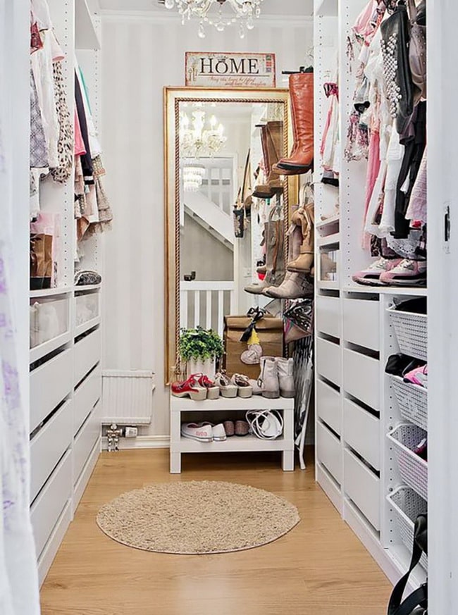 Vestidor ordenado