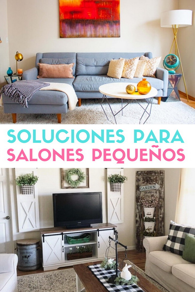 latín Asia Arturo ▷ Soluciones para salones pequeños. Decoración de espacios pequeños.