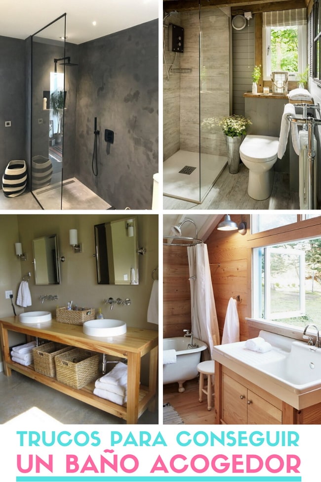 Trucos para conseguir un baño más acogedor