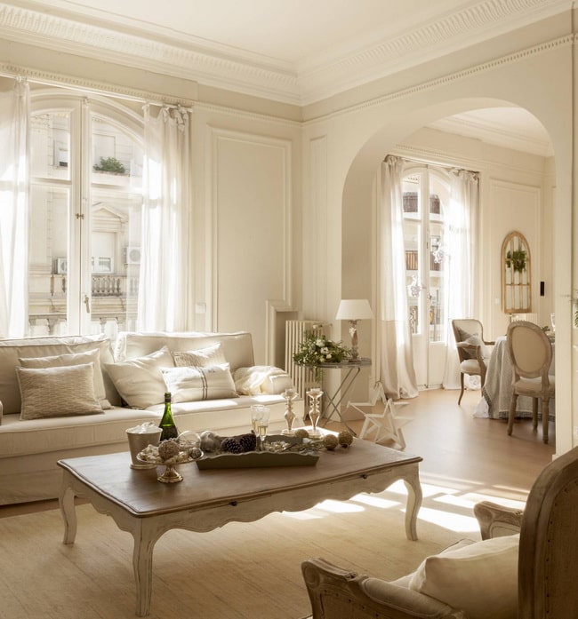 Colores que combinan con el beige: blanco