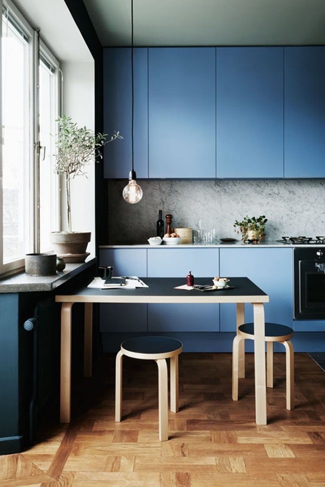 Cocinas azules