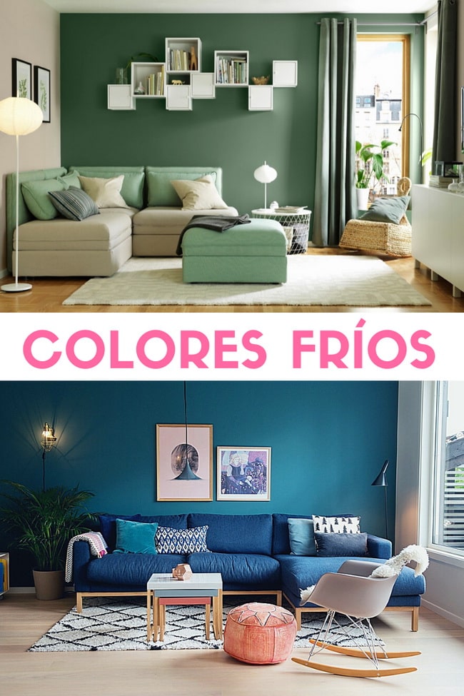 Napier Río Paraná impuesto ▷ Colores fríos para decorar interiores. Inspiración 2022.