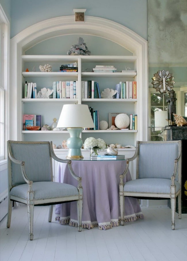 Colores que combinan con azul en decoración