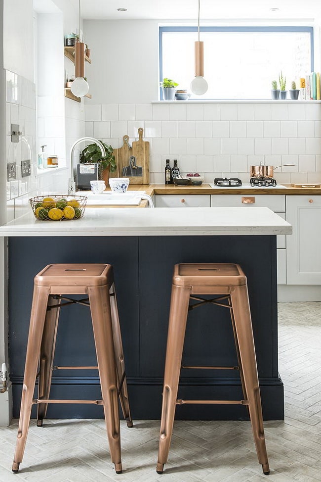 Cocina abierta al comedor