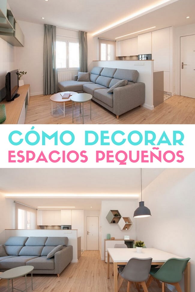 Cómo decorar espacios pequeños. Trucos para espacios reducidos 2020.