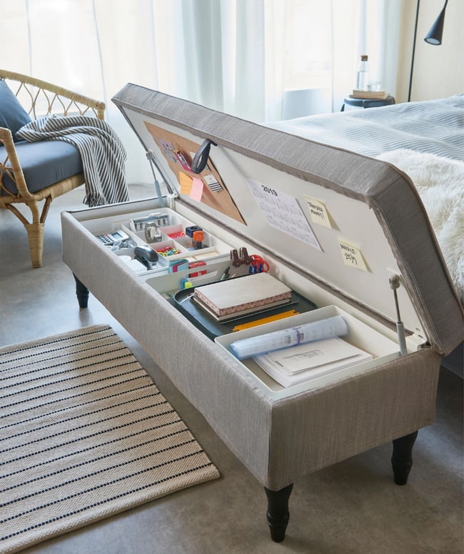 Muebles multifuncionales para mantener el orden en una casa pequeña